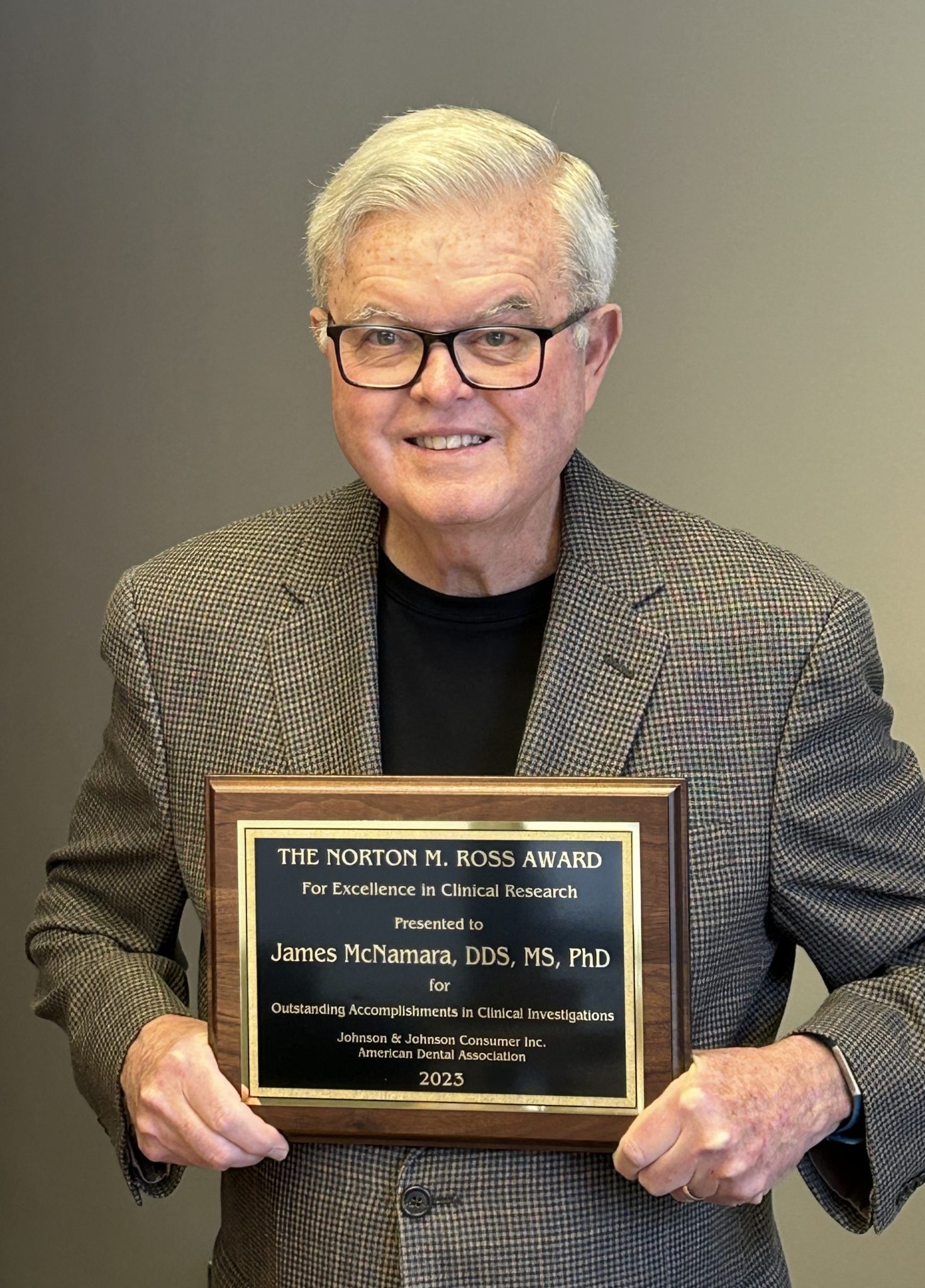 Emeritus professor James McNamara honored with prestigious Ross Award ...